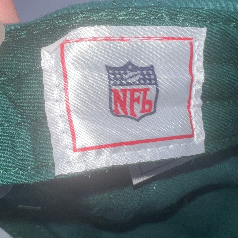NFL New York Jets Hat Mens Green Adjustable Baseball‎ Cap Embroidered Logo NWT - Picture 7 of 10